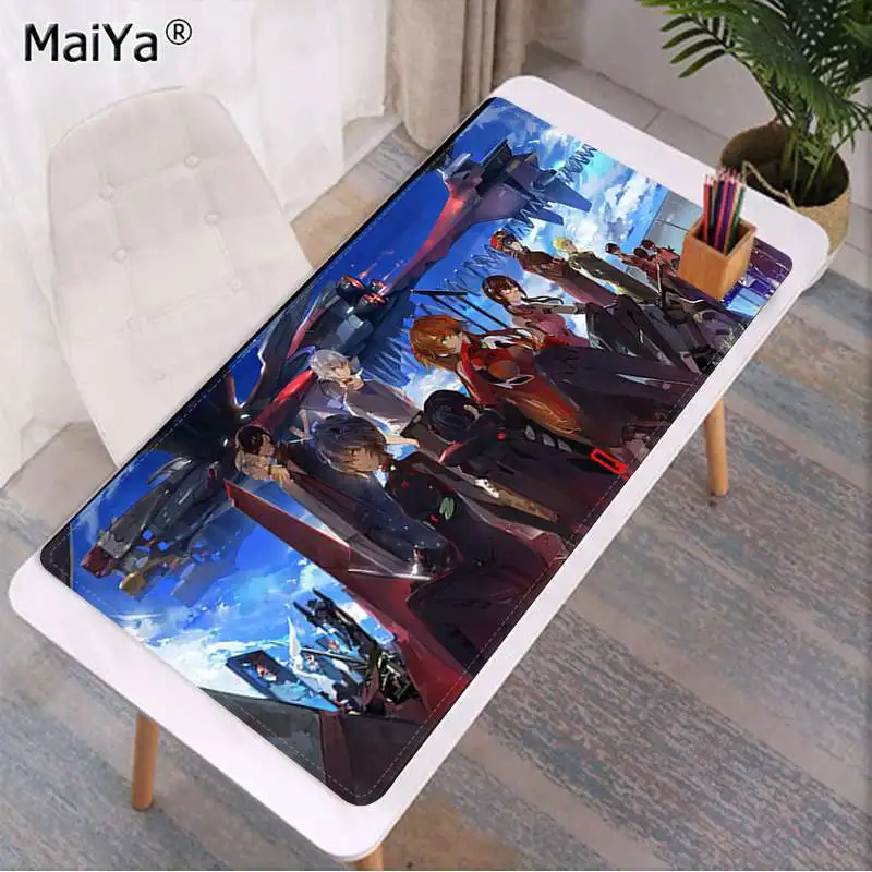 Lock Edge 30x80cm Maiya, новинка, неоновый каучук Genesis Evangelion, компьютерный игровой коврик для мыши, резиновый компьютерный игровой коврик для ПК - Цвет: Lock Edge 30x80cm