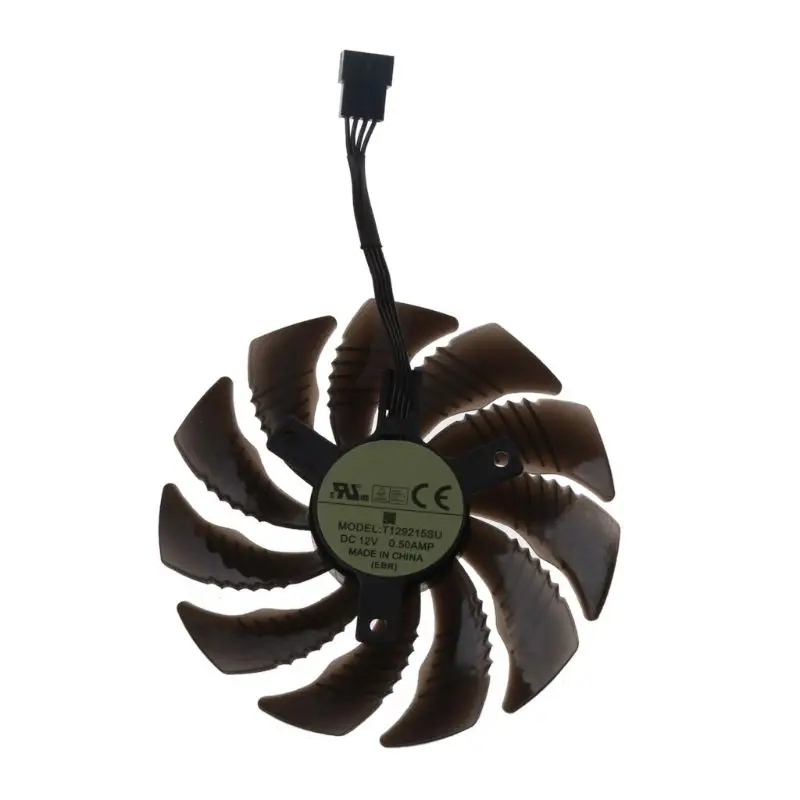 88 мм T129215SU 4Pin вентилятор охлаждения для Gigabyte GTX 1050 1060 1070 960 RX 470 480 570 580 Графика карты