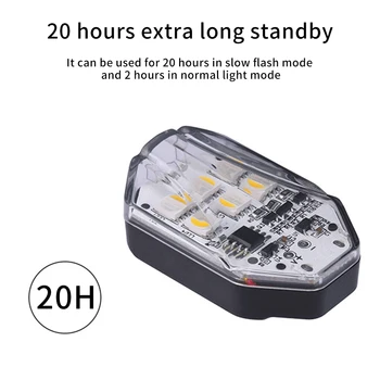 

Navigation Rechargeable Visible RGB Drone Strobe Light Easy Install Flashing Night Flight Warning 3 Modes For DJI MAVIC 2