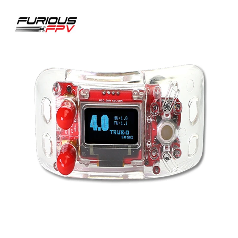 Furious Furiousfpv True-D V4.0 5,8 Ghz 48CH разнообразие FPV система приемника ясность переопределяется для Fatshark очки доминатора Accs
