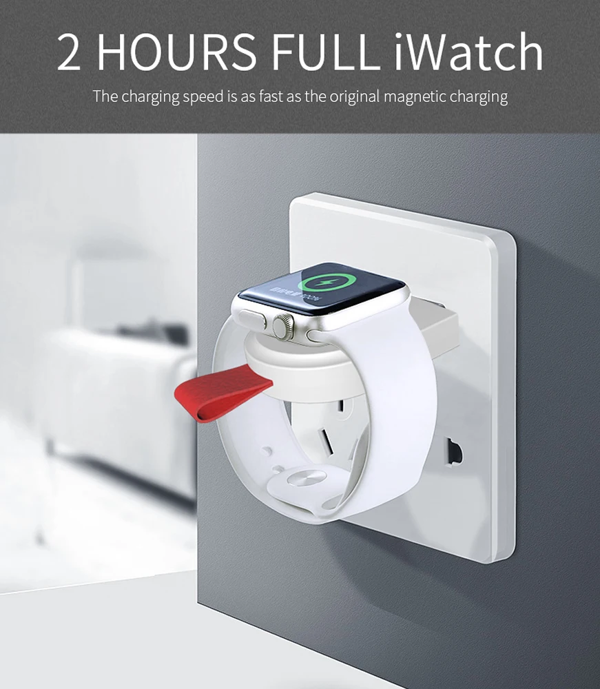 Wireless Charger For Apple Watch iWatch SE 6/5/4/3/2/1 mobile battery magnetic charger portable USB cable | Электроника