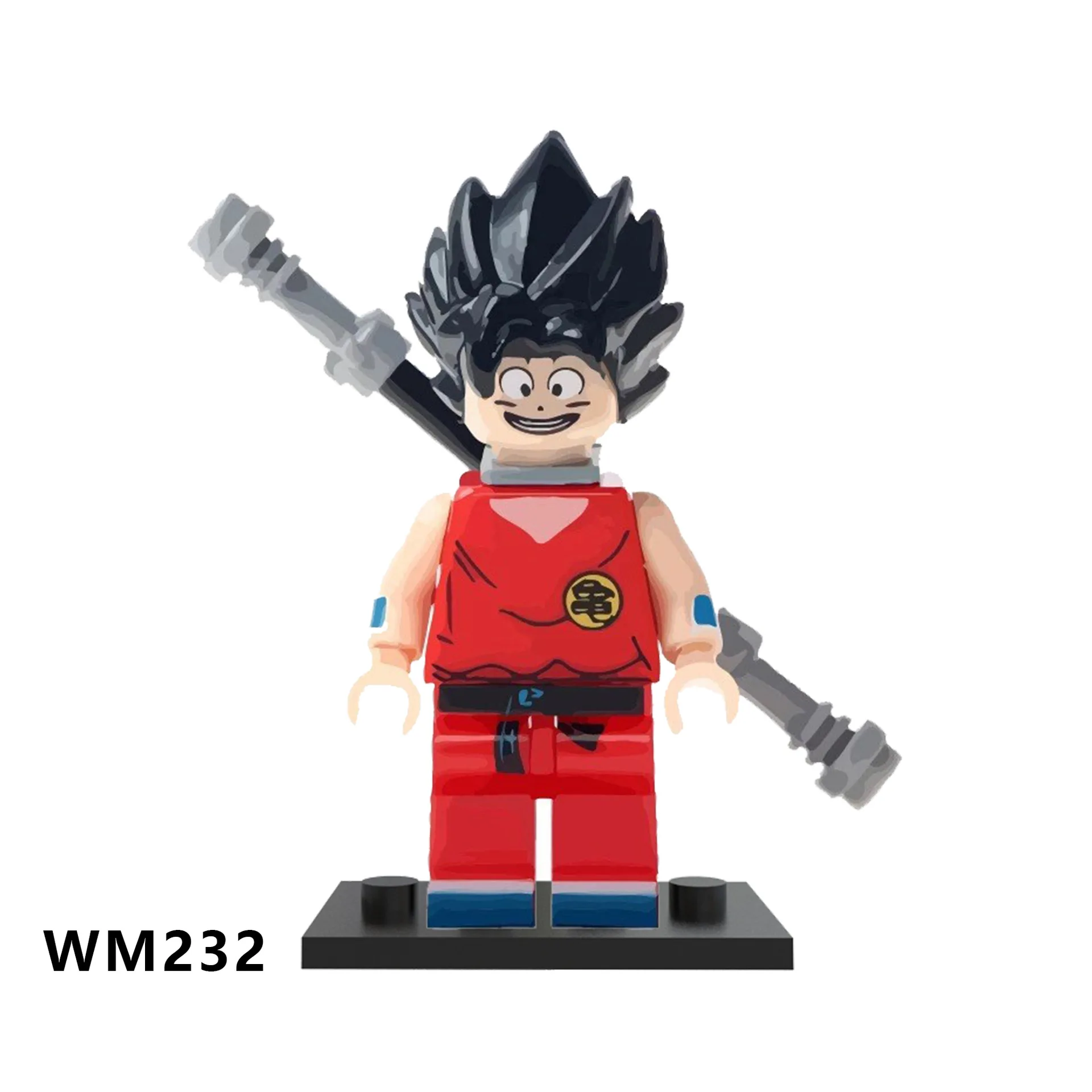 Wm6029 Dragon Ball серия Sun Wukong Tien детские развивающие сборные строительные блоки были игрушки сумка