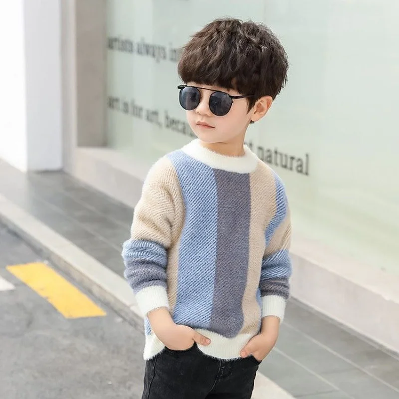 Children's sweater Winter New Cotton Clothing Sweater teenage boys Sweater Children's clothing fall knit sweater 10 12 14 years