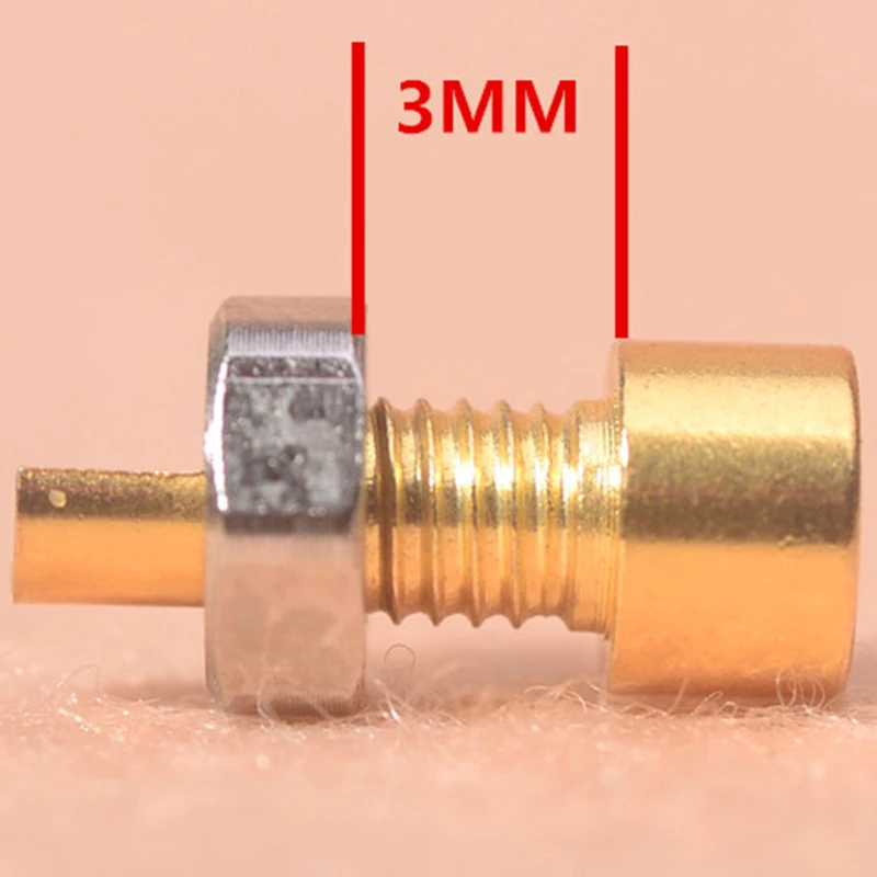 4 шт. универсальный контактный разъем mmcx pin Встроенная резьба гайка позолоченная медь(не содержит корпус