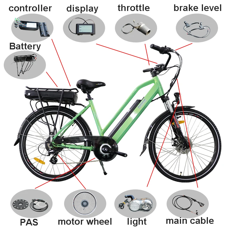 48 в 1000 Вт электрическое преобразование велосипедов Комплект 21,5 Ач задняя часть электровелосипеда стойка батарея задний Электрический мотор колеса комплект Электрический велосипед Bicicleta