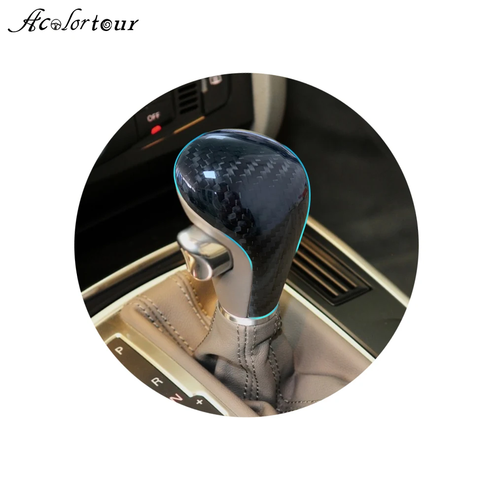 Gear shift knob sticker lever shifter cover shift knob adapter trim For Audi A4 b7 A5 2008 q5 q7