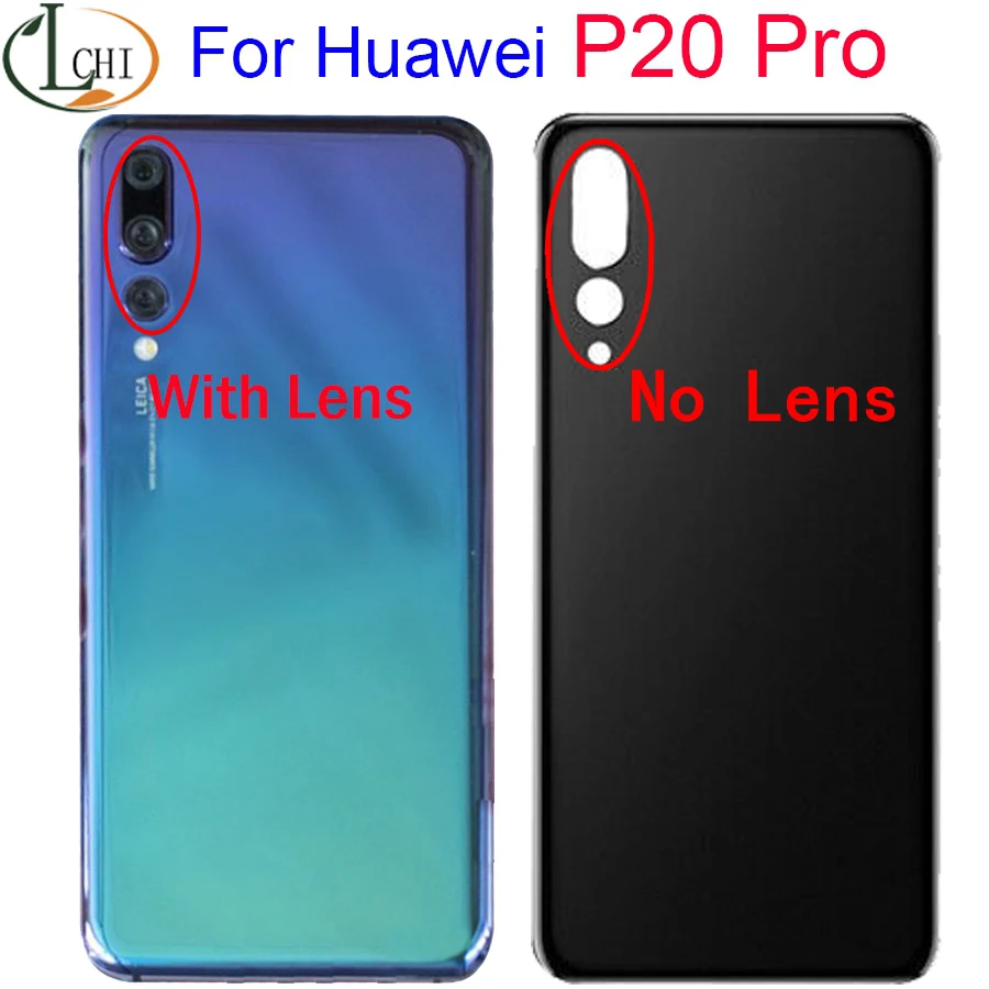 Крышка батарейного отсека для Huawei P20 Pro задняя крышка P20Pro запасные части корпуса Pro|Корпусы и рамки мобильных