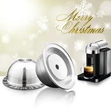 Для Nespresso Vertuoline Plus и Delonghi ENV150 из нержавеющей стали многоразовые кофейные фильтры для многократного использования капсульные капсулы