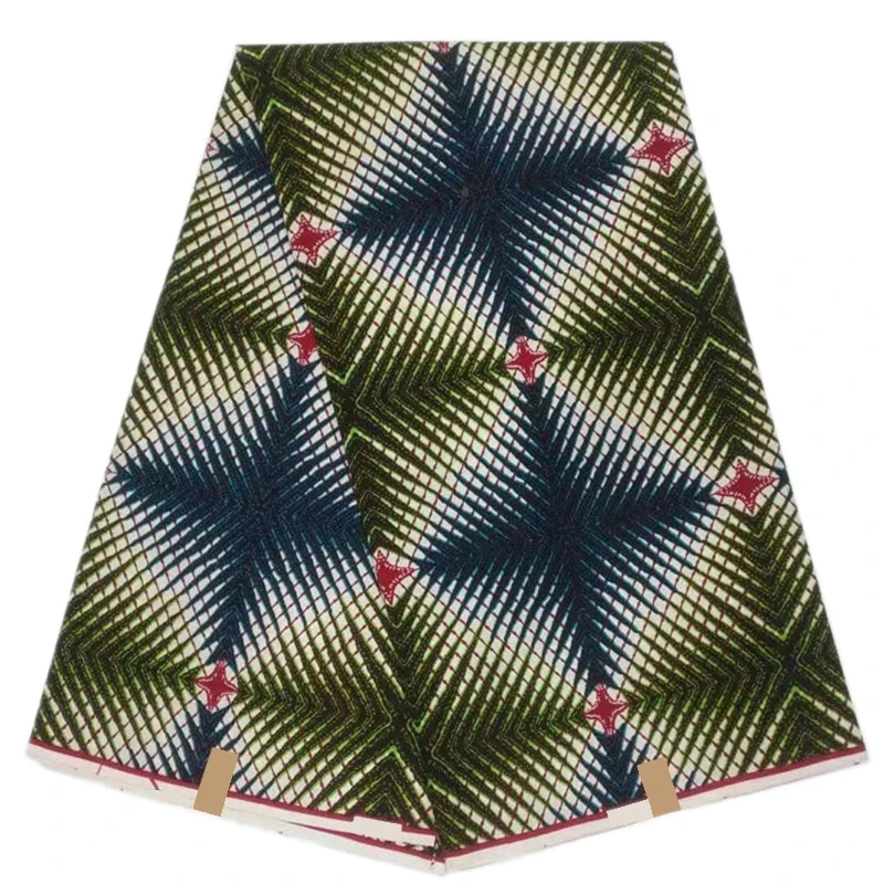 Miss. L Новое поступление африканская восковая хлопковая ткань высокого качества восковая Ткань 6 ярдов/шт для женщин HL19S12056