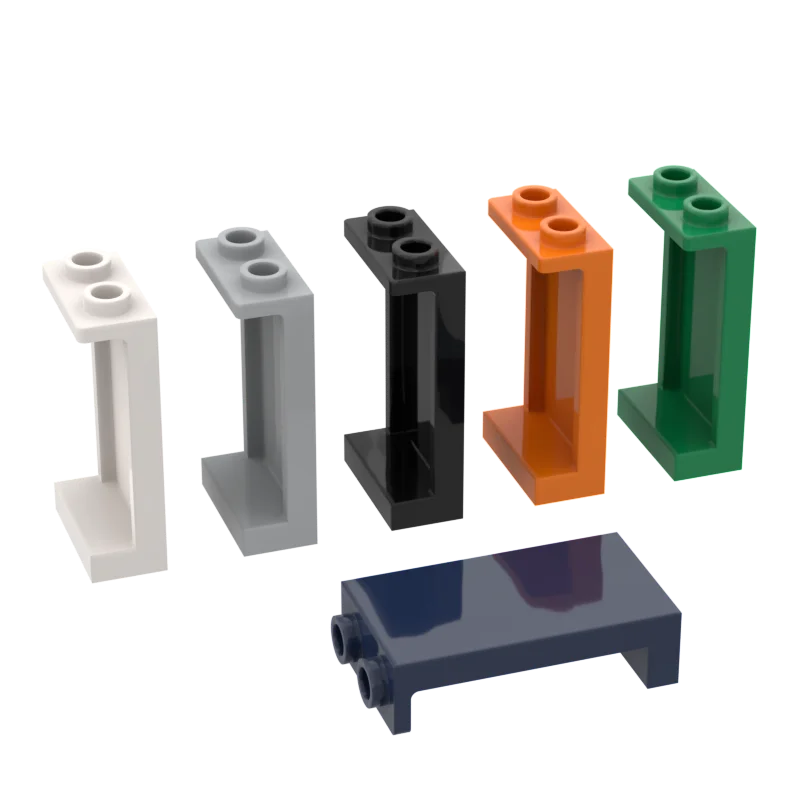 Moc 87544 Panel 1X2X3 Con Supporti Laterali-Hollow Studs Building Blocks Parti Giocattoli In Mattoni Compatibili Fai-Da-Te Regalo Per Bambini