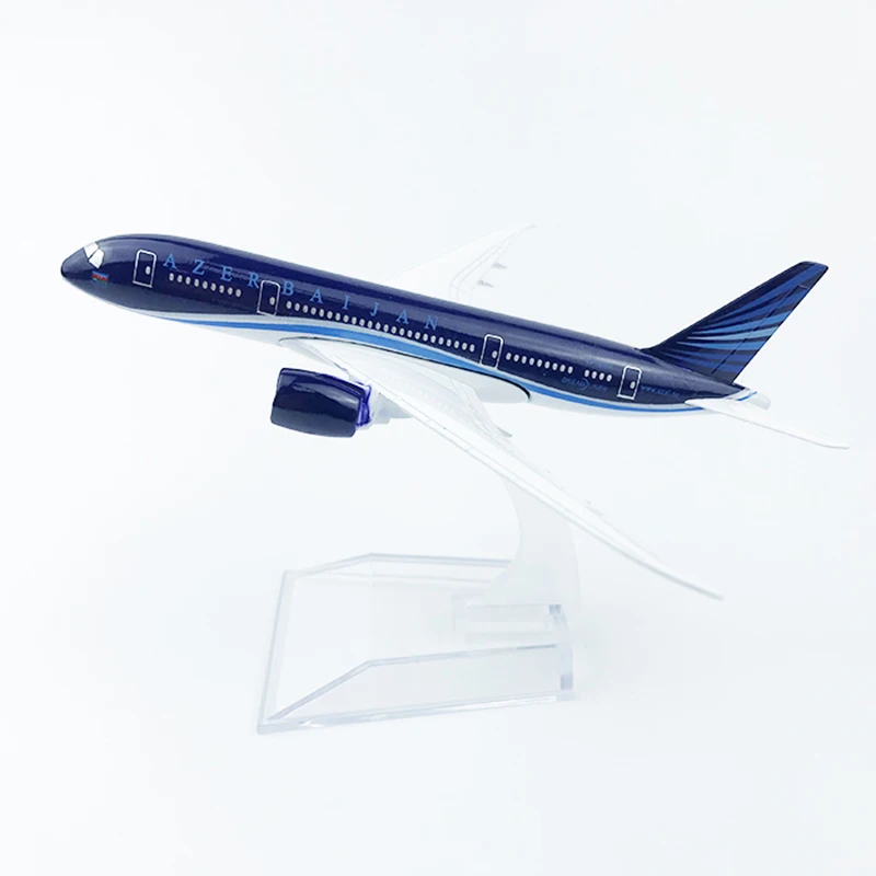 Коллекционная модель самолета B787 масштаб 1:400 14 см | Игрушки и хобби