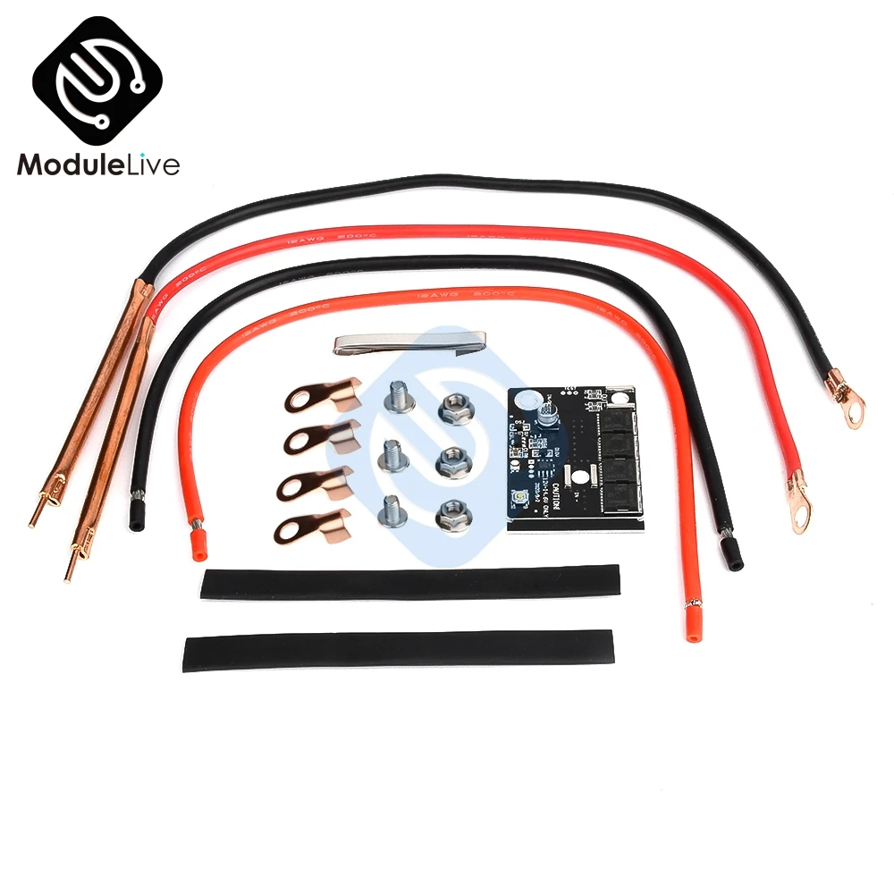 

1 Set DC 12V Spot Welder Main Board 3 Gears with Indicator Light Auto Trigger Welding Diy Accessories 90-150A 1.5 Second Turn On
