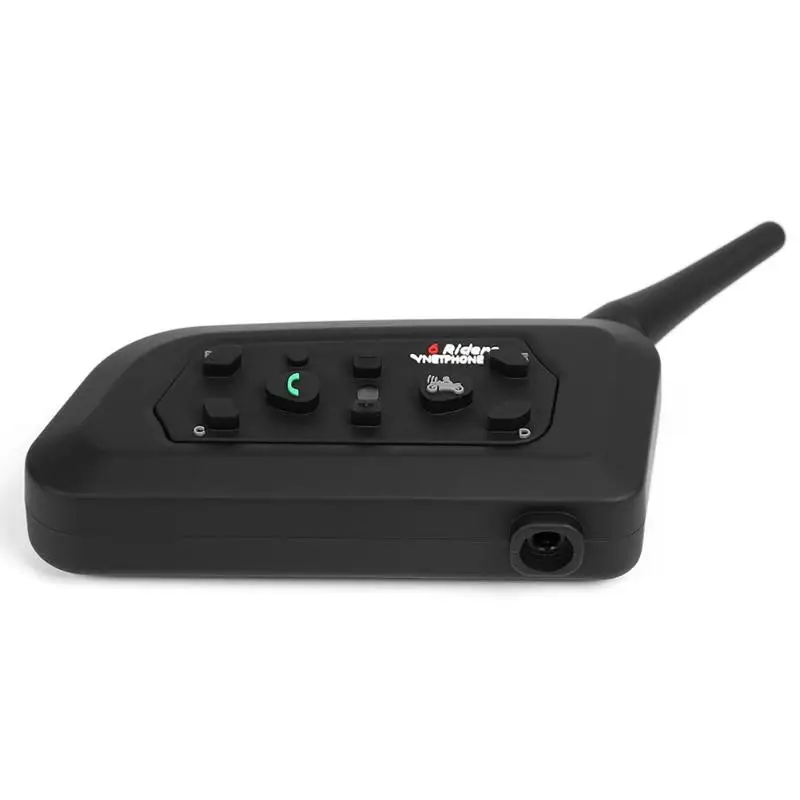 VNETPHONE V6 1200 м bluetooth Интерком мотоциклетный шлем домофон водонепроницаемый беспроводной BT гарнитура для 2 гонщиков