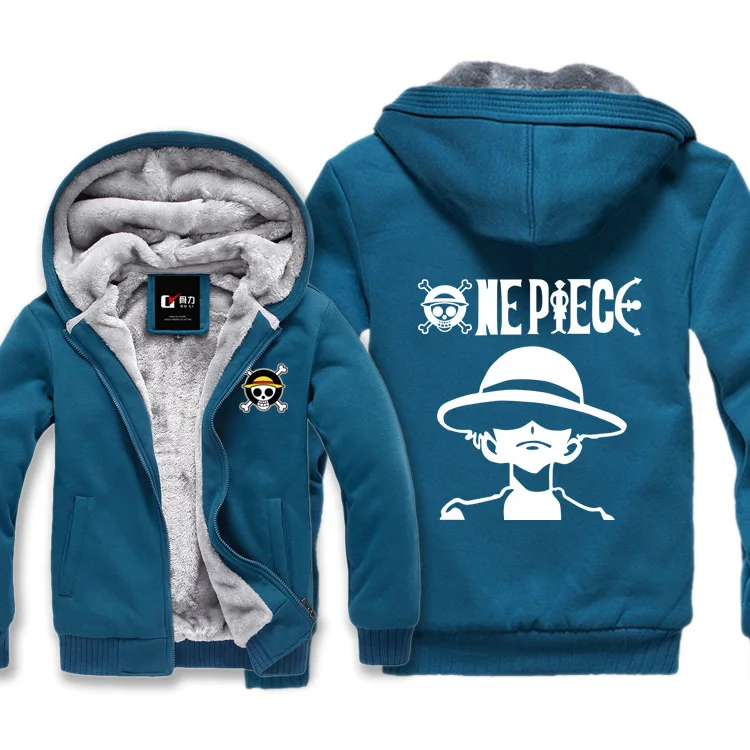 Reviews 2019 new one piece print pattern men's winter thick warm fleece zipper men's pullover jacket sportswear men street clothing hood