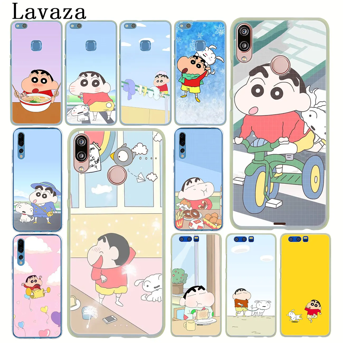 Lavaza crayou shin chan чехол для телефона аниме huawei P30 P20 P10 P9 Plus P8 Lite Mini 2017 2016 P smart Z 2019 |