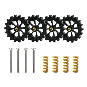 

3D Printer Accessories Hot Bed Upgrad Hand Twist Auto Leveling Nut Kit for Ender3 CR10/10S 3D Printe