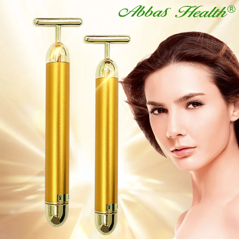 AbbasHealth фиолетовый ролик для массажа лица Электрический массажер похудения