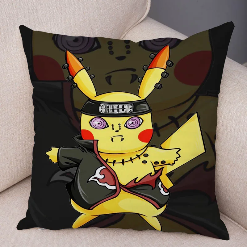 Забавный Pikachu Cos японский аниме Наруто наволочка для подушки Декор милый мультяшный Покемон наволочка для дивана автомобиля домашняя плюшевая наволочка - Цвет: 22