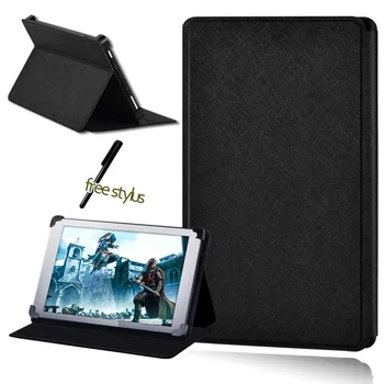 

Tablet Case for Fusion5 104 10.1" Tablet Universal Tablet PU Leather /Shockproof Cover Case +free Stylus