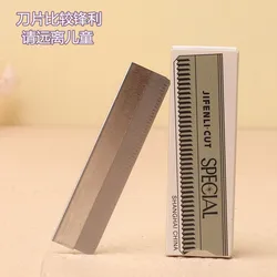 Eyebrow Trimmer Stainless Steel Eyebrow Scraper-Piece Corrugated Blade Disposable Eyebrow Knife Tattoo Beauty MakeupTools