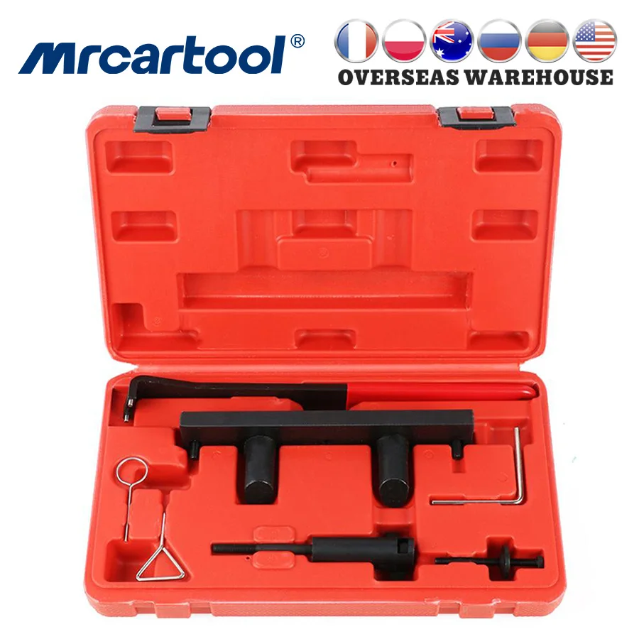 

MR CARTOOL 7 шт., Комплект блокировки распредвала двигателя для Audi A6L 2,0 T A4L T10252, профессиональные инструменты для ремонта автомобилей