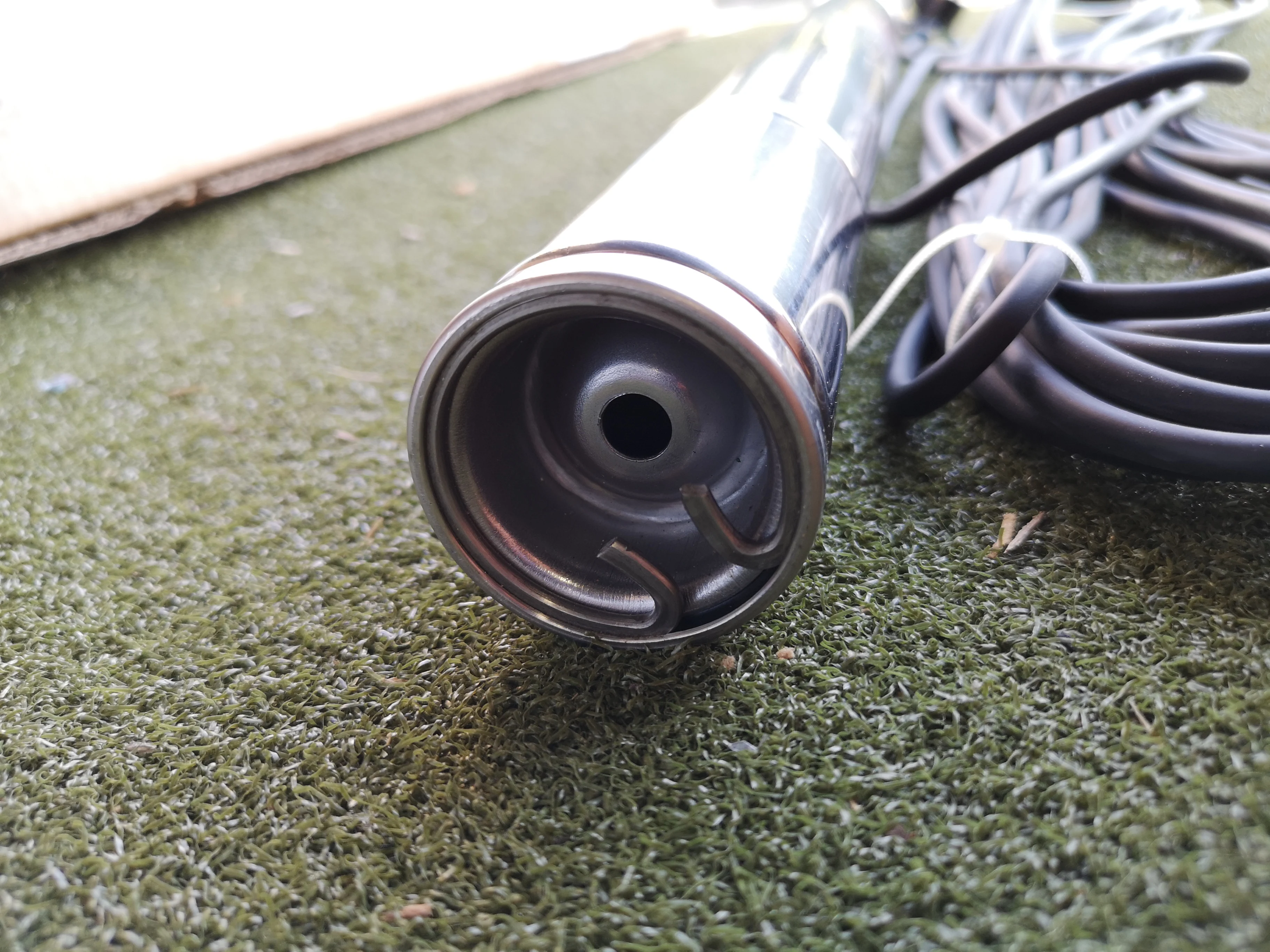 Clearance!220V Household Stainless Steel Deep Well Submersible Pump AC Power Well Pump Bore Hole Screw pump Solar Water Pump