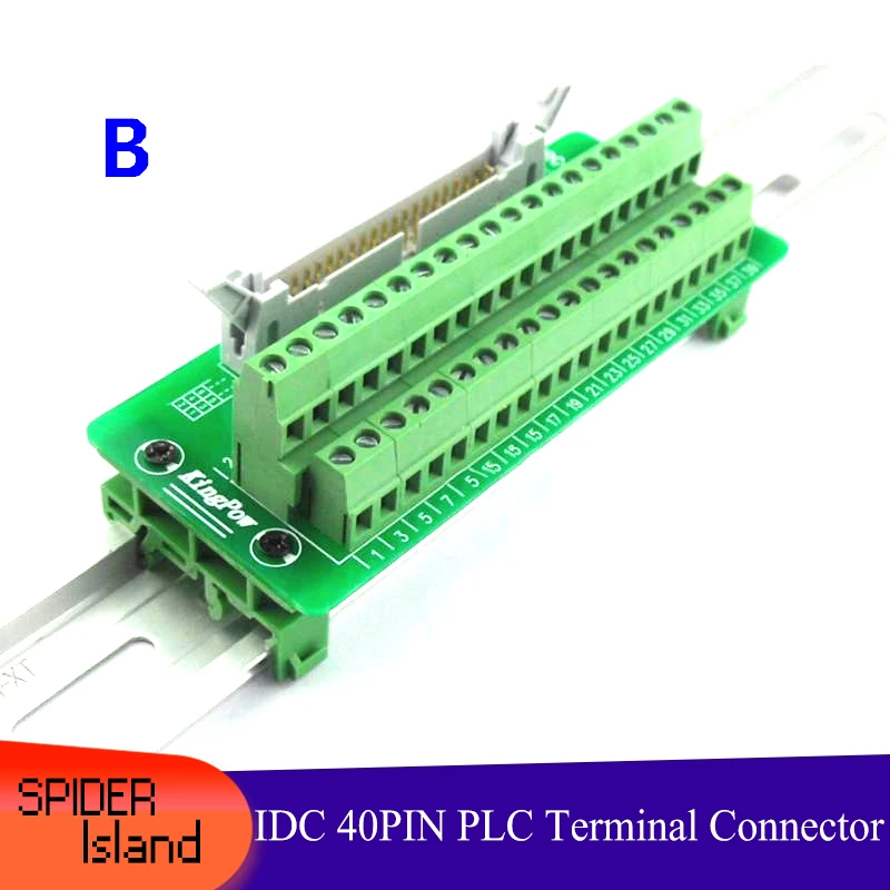 

IDC40P IDC 40-контактный разъем для монтажа на DIN-рейку
