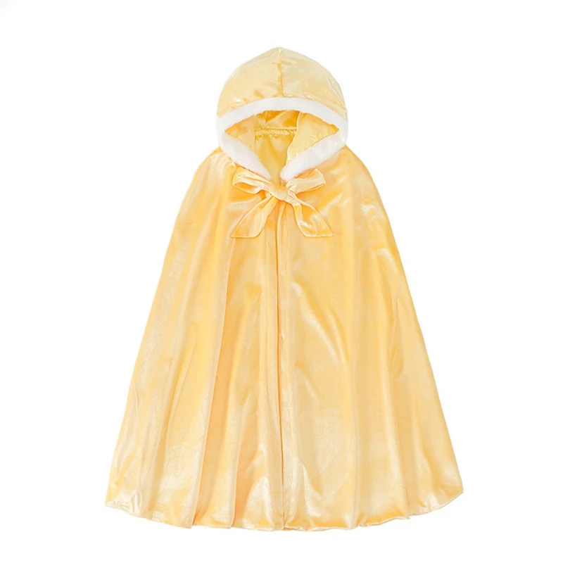 LY Осенняя теплая одежда для маленьких девочек; Верхняя одежда принцессы с капюшоном; куртка-плащ; сказочный плащ для девочек; рождественские подарки - Цвет: LY