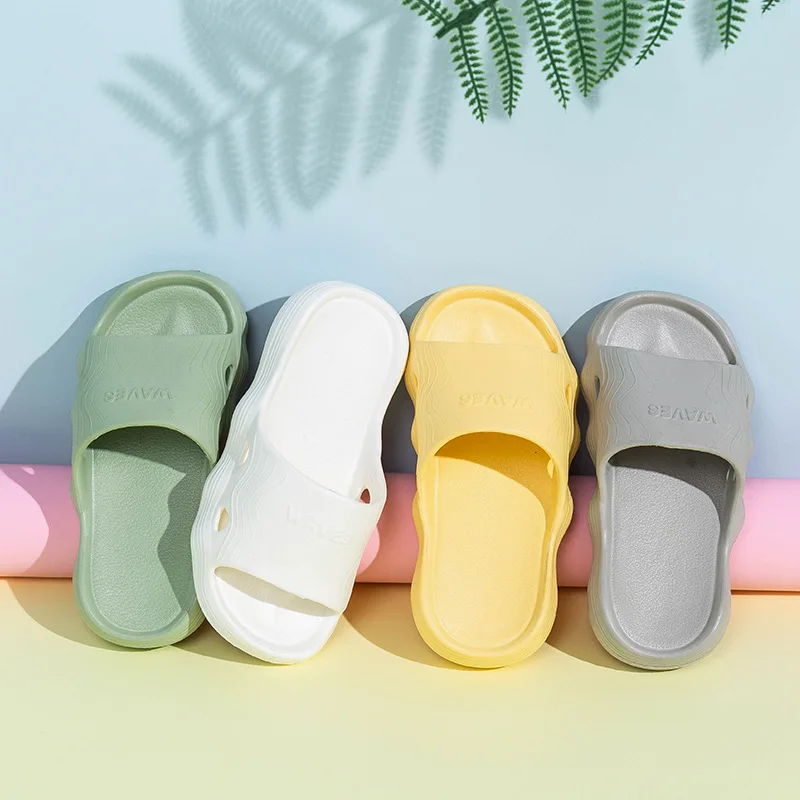 

2019 Summer New Style Eva CHILDREN'S Slippers Home Solid Color CHILDREN'S Sandals Men And Women Children Sandals