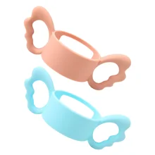 

2Pcs Universal Silicone Baby Feeding Bottle Handles for Infant Newborn Toddler