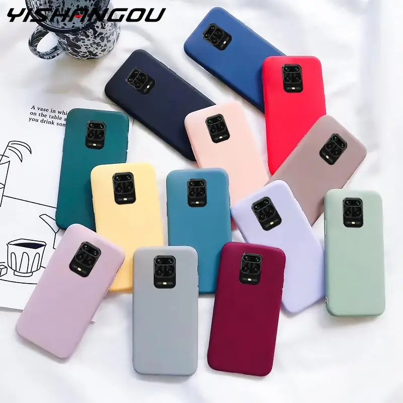 Силиконовый чехол карамельного цвета для Xiaomi Redmi Note 9 8 Pro 9s 8T Mi 10 Lite 10T 9T 11 Poco X3 NFC F3