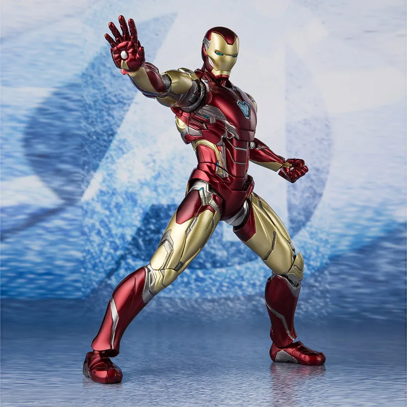 Аниме SHF Marvel Мстители 4 эндигра Железный человек MK85 мех фигурка 16 см Марка 85 модель игрушки кукла для Рождественская коробка подарок