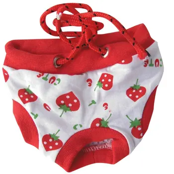 

Female Pet Dog Physiological Menstrual Hygiene Pants Soft Pure Cotton Summer Shorts Cute Underwear Pants for Estrus