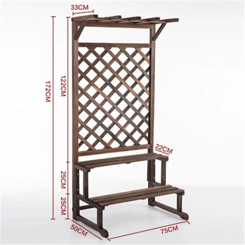 Number 11 Деревянные полки для лестницы Крытый горшок леса Porta Piante Etagere Plante Stojak Na Kwiaty полка открытый завод стойки цветок стенд - Цвет: Number 11