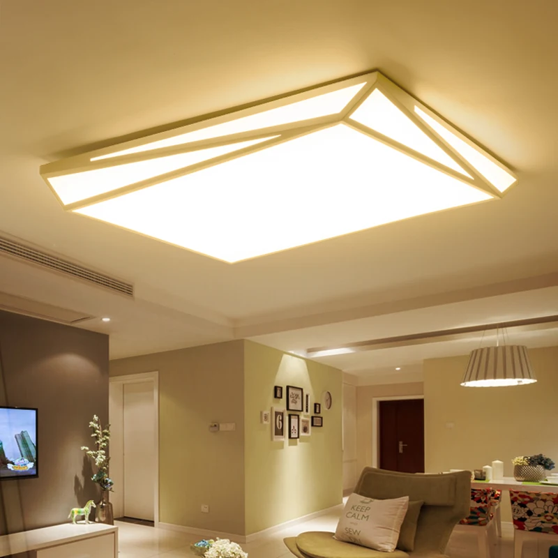 

Living room lamp Simple modern LED lights atmospheric rectangular household lamps ceiling lamp creative hall lamp bedroom lamp