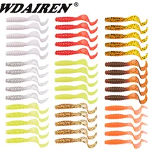 10pcs Jig Rig Soft Bait Silicone Lure Worm Fishing 65mm 1.3g Wobbler Fresh Water 10pcs Jig Rig Soft Bait Silicone Lure Worm Fishing 65mm 1.3g Wobbler Fresh Water
