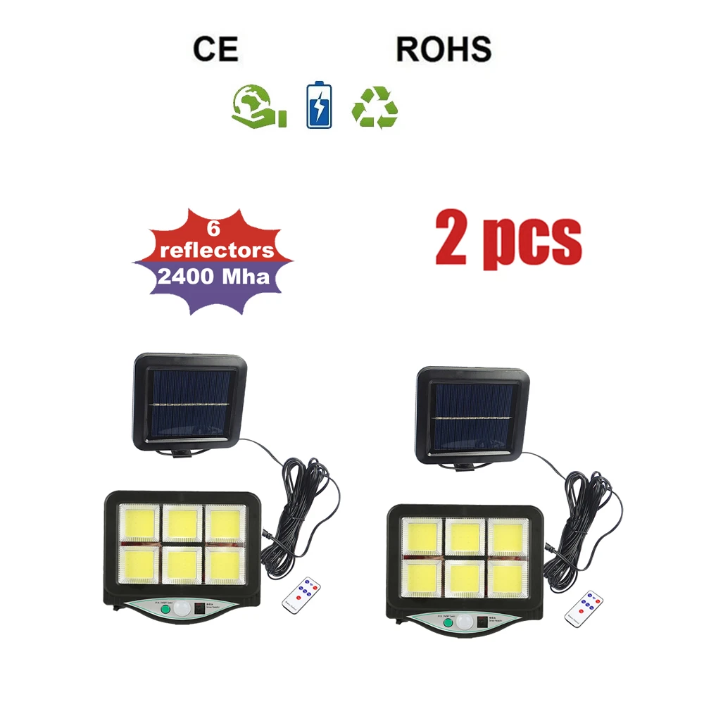 

Solar Light LED Outdoors Solar Garden Light Waterproof PIR Motion Sensor Wall Lamp Spotlights Emergency Street Solar Lamp remote