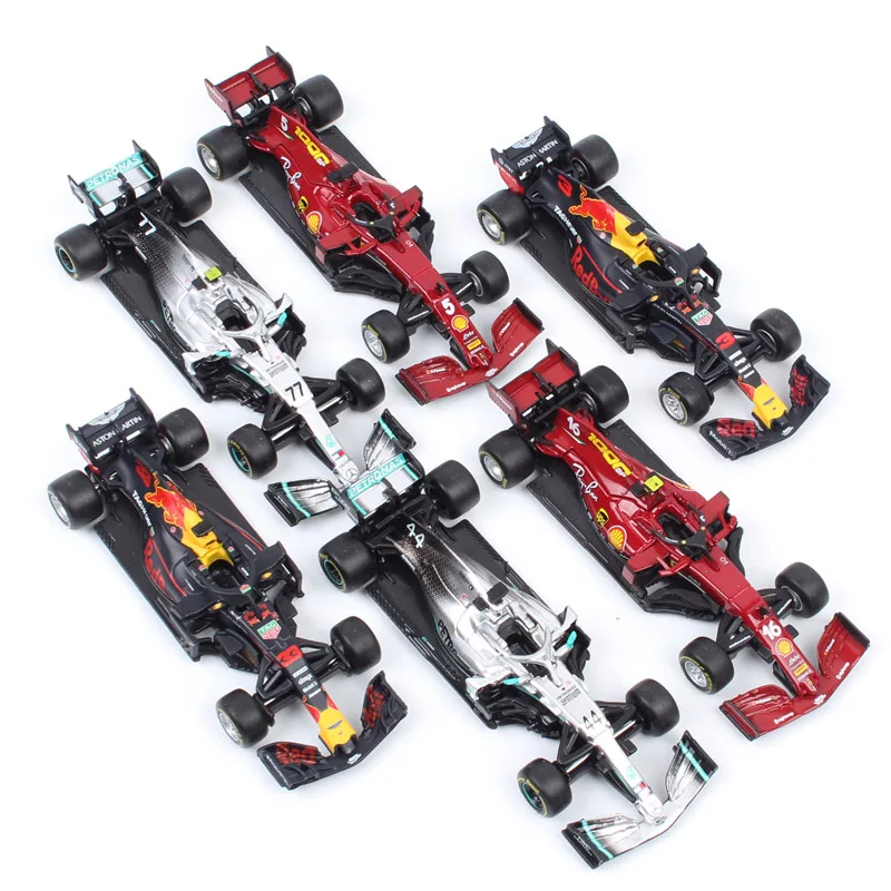 Car-Toy Diecast Model Racer Vehicle Bburago Lewis Hamilton SF1000 RB15 SF90 Sebastian Vettel