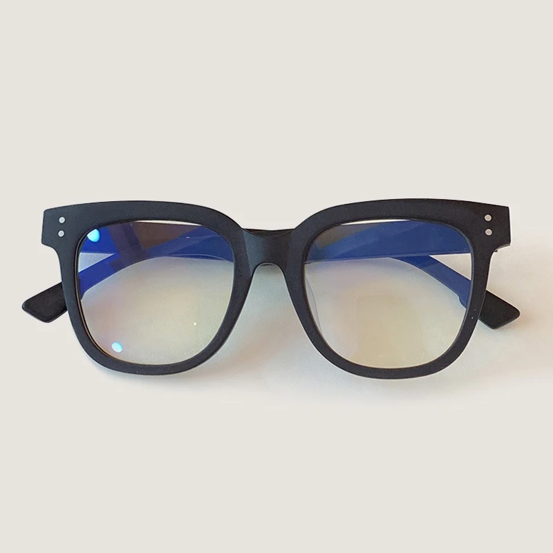 No1 Eyeglasses Квадратная рамка для очков Женская Ретро ацетатная оправа классические очки Оптическая - Цвет оправы: No1 Eyeglasses