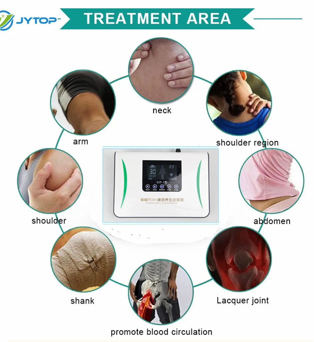 JYTOP 6TH Generation DDS биоэлектрическая Массажная Терапия Машина кислотно-базовая сбалансированная детоксикация массажное устройство