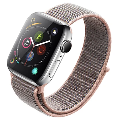Нейлоновый ремешок для часов для Apple Watch Series 3 2 1 38 мм 42 мм мягкая дышащая Замена Спортивная петля для Iwatch Series 4 5 44 мм 40 мм - Цвет ремешка: color 18