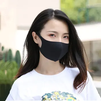 

10PC Anti-pollution Mask Ice Silk Cotton Dust Mask Sunscreen Anti-pollen Washable Four Seasons Universal Sponge Repeatable