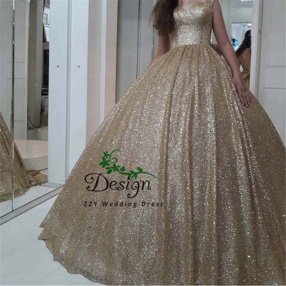 Золотое блестящее бальное платье с бантом, vestidos de 15, бальное платье, пышное платье, платья для девочек из Саудовской Аравии, vestidos de Quinceaneras