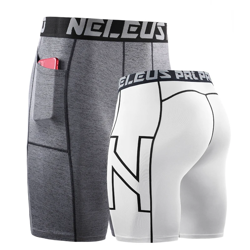 Compression Pants Sports Shorts Sports Leggings Men's Running Tights Fitnes Gym Wear Male Compression Shorts Quick Drying Skinny Bottoms Football Basketball Jerseys Leggings