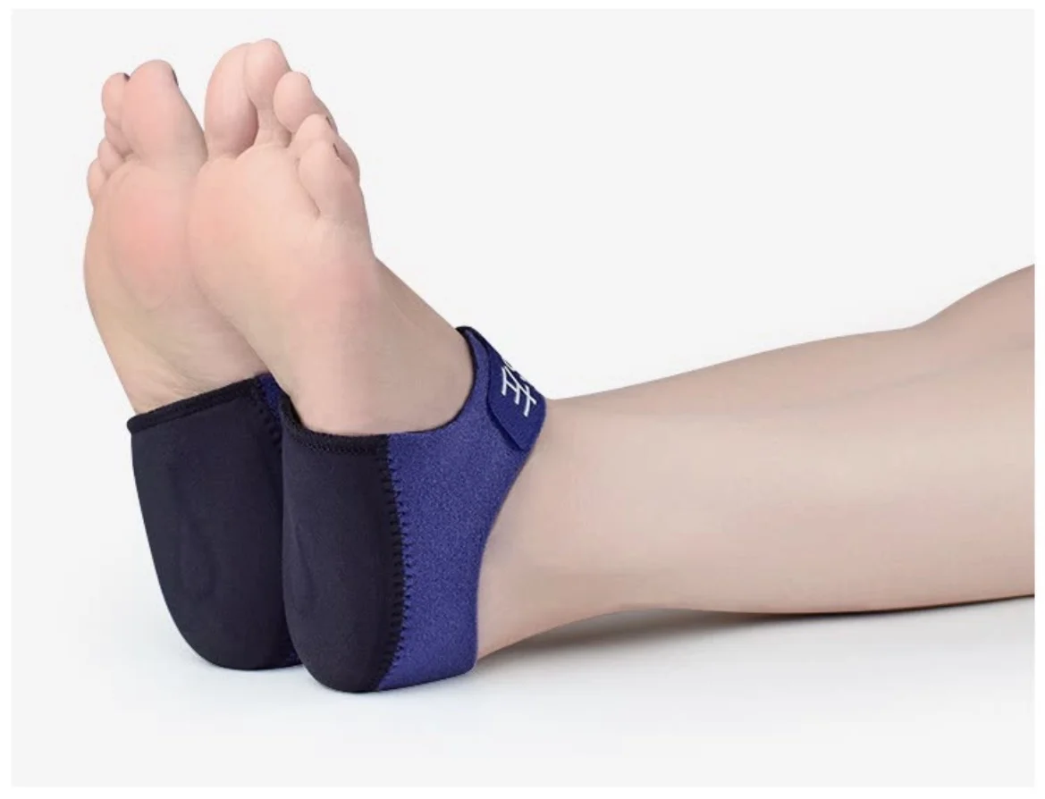 Plantar Fasciitis Heel Socks Anti-Crack Elastic Cloth For Achilles Tendonitis Calluses Spurs Cracked Feet Pain Relief Heel Pads