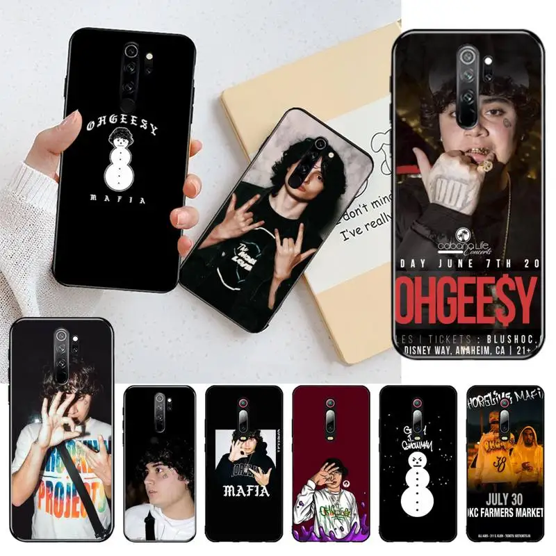 Чехол для телефона из ТПУ с изображением короткой мафии Ohgeesy черный чехол Redmi Note 8