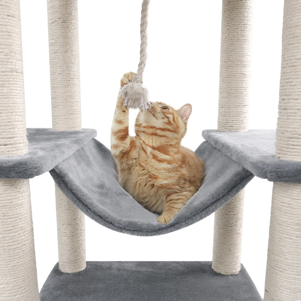 Домашняя Кошка скалолазание Когтеточка дерево прыжки мебель мяч кошка игра продукт для домашних животных высокое качество