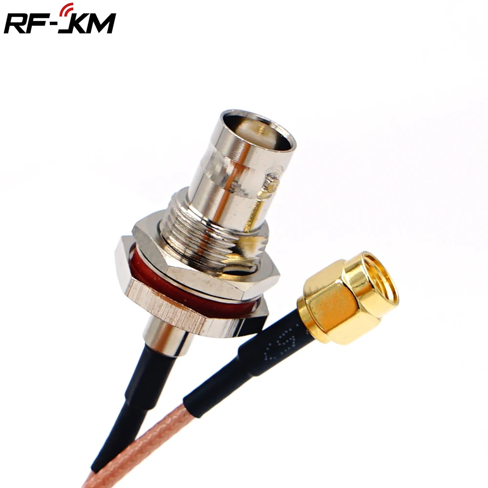 RG316 кабель RF коаксиальный Перемычка Pigtail BNC гнездо переборка к SMA штекер Адаптер |