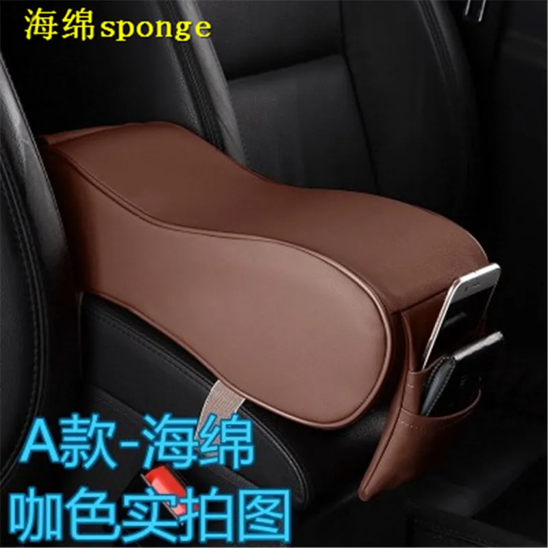 Стильный интерьер PU подлокотник коробка повышение коврик для Changan Great Wall CS15 CS35 CS55 CS75 CS95 cx70 автомобильные аксессуары - Цвет: 3