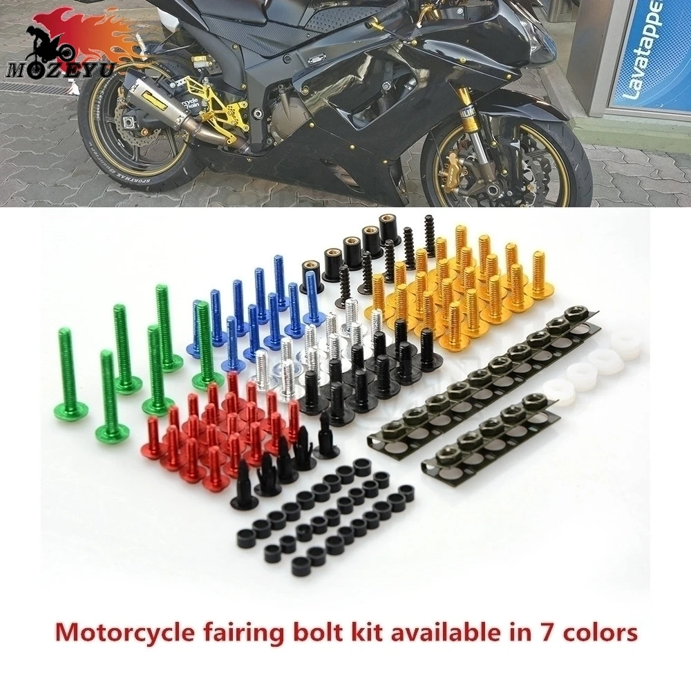 

Motorcycle CNC Fairing windshield Body Work Bolts Nuts Screws kit for HONDA VFR VFR 750 VFR 800 800X 800F 1200X VFR 1200F